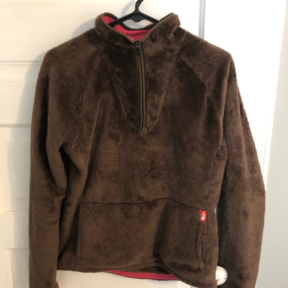 North Face fleece quarter zip